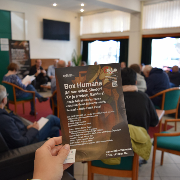 Recenzia od Egy másik Márai mutatkozik be Kassán a Tháliában